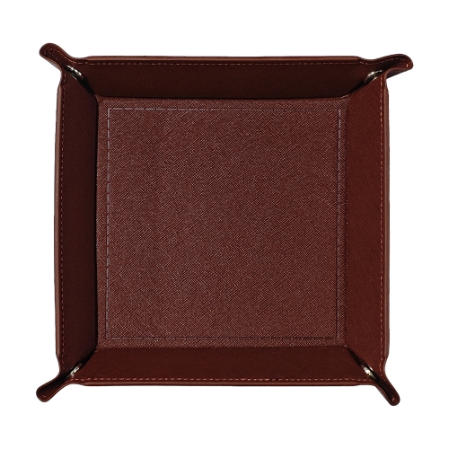 Square Dice Tray-brown