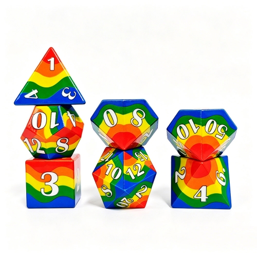 Print Rainbow Sharp Dice