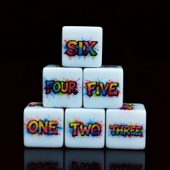 Print 16MM D6 Number Dice