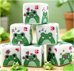 Print Frog D6 Dice