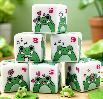Print Frog D6 Dice