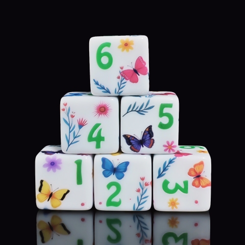 COLORFUL D6 DICE (16MM) 