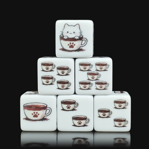 COFFEE D6 DICE (16MM) 
