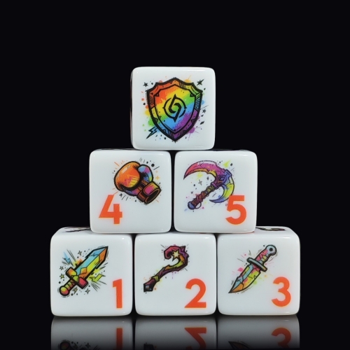 WEAPON D6 DICE (16MM) 