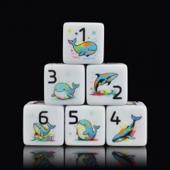 WHALE D6 DICE (16MM) 