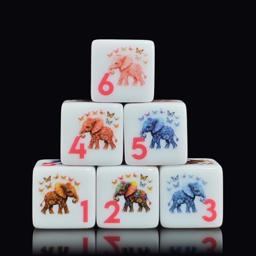 ELEPHANT D6 DICE (16MM) 