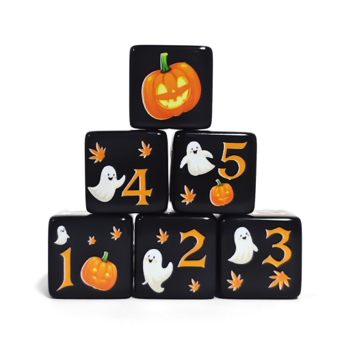 Halloween D6 DICE (16MM)