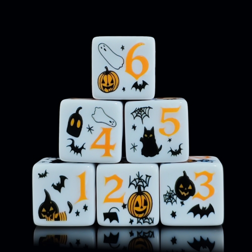 HALLOWEEN D6 DICE (16MM)