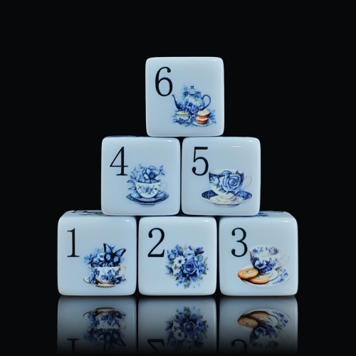 TEACUP D6 DICE (16MM)