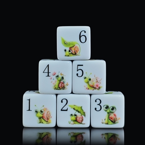 SNAIL D6 DICE (16MM)
