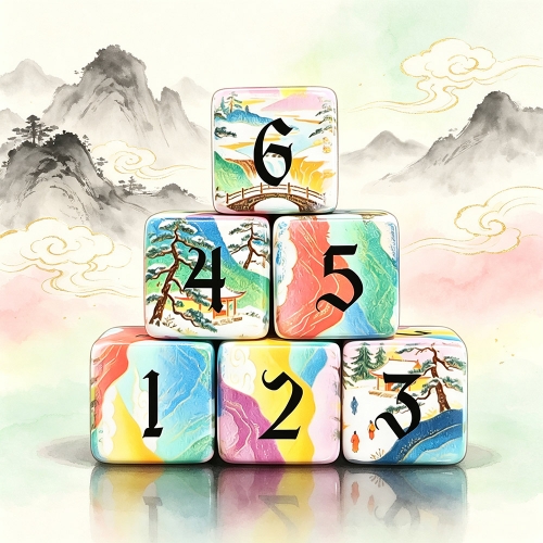 Oriental Hills D6 DICE (16MM)