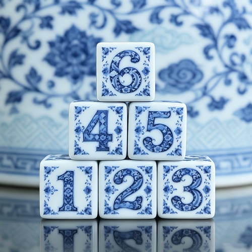 Porcelain Vine D6 DICE (16MM)