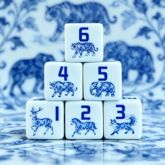 Porcelain Beast D6 DICE (16MM)