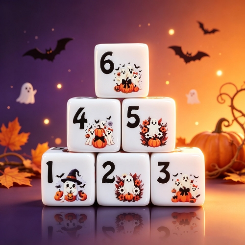 Halloween D6 DICE (16MM)