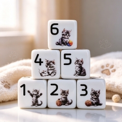 Kitten D6 DICE (16MM)
