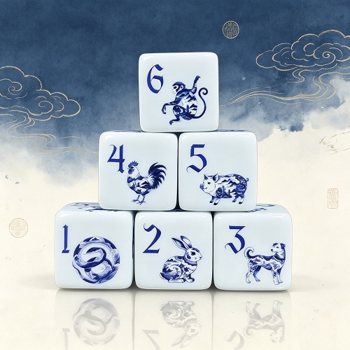 Chinese Zodiac D6 DICE (16MM)