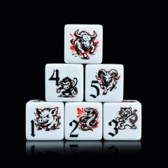 Chinese Zodiac D6 DICE (16MM)