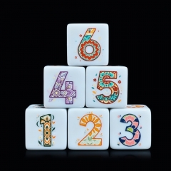 Boho Pattern D6 DICE (16MM)