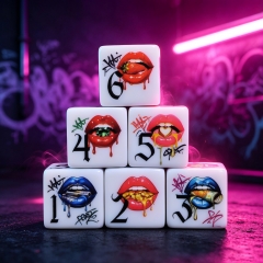 Lip Graffiti D6 DICE (16MM)