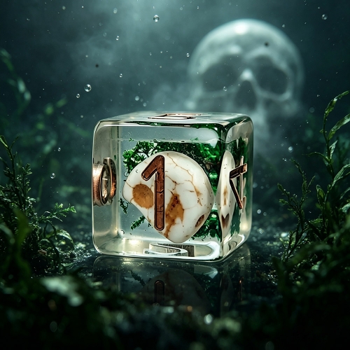 Skull 16MM D6 Dice