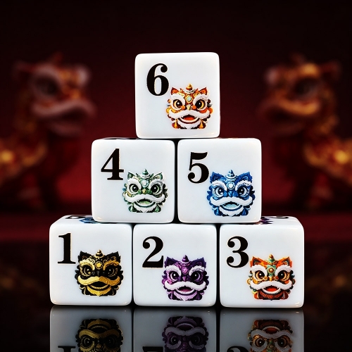 Lion Dance D6 DICE (16MM)