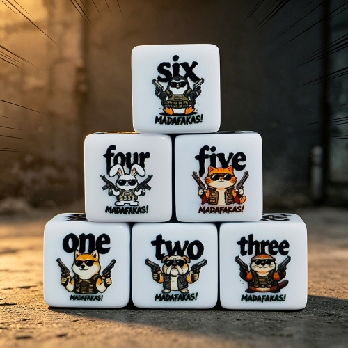 Gun Pets D6 DICE (16MM)