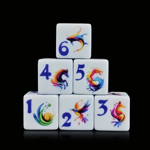 Fantasy Animal D6 DICE (16MM)