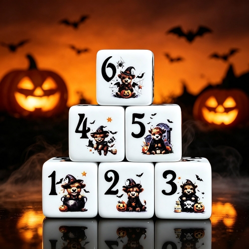 Witch Bear D6 DICE (16MM)