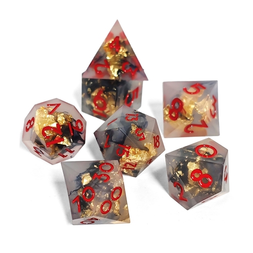 Gold Foil Dice