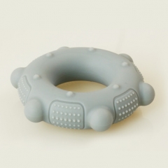 OEM Custom Wholesale gym finger exerciser ring jelly silicone hand grip
