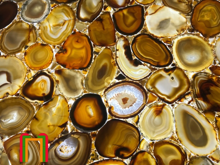MOREONYX Colorful Agate Slabs For Sell