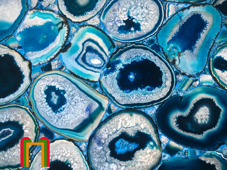 MOREONYX Colorful Agate Slabs For Sell
