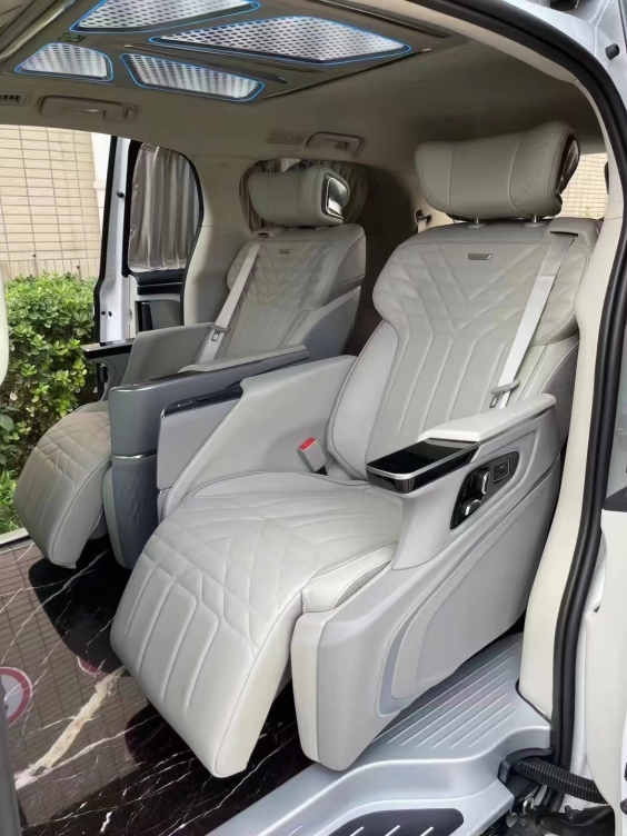MOREONYX ultra thin marble panel used on business car floor