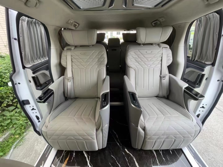 MOREONYX ultra thin marble panel used on business car floor