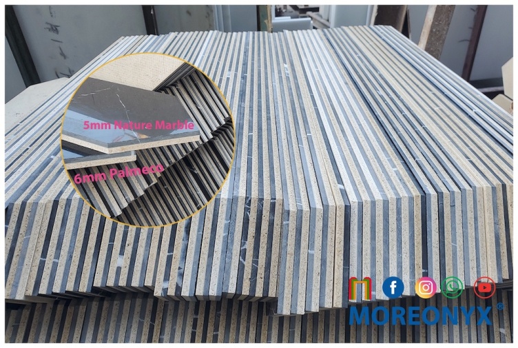 Nature Marble 5mm with 6mm Palmeco Panels