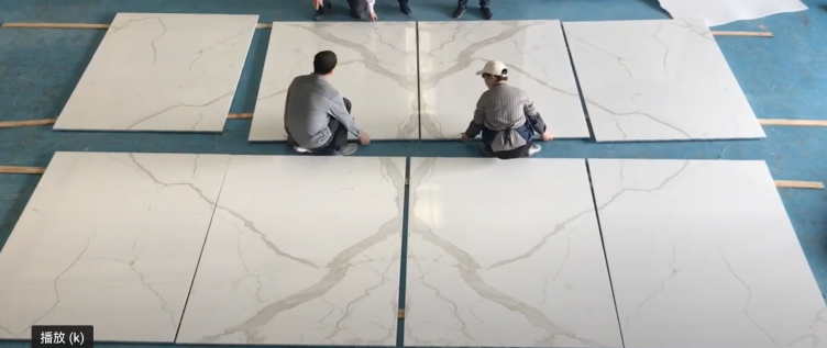 Statuario Venato Marble composite with honeycomb