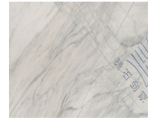 Bianco Carrara Venato ultra-thin translucent slab - product photo