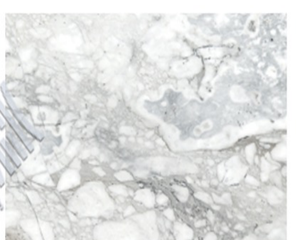 Calacatta Dino ultra-thin translucent slab - product photo