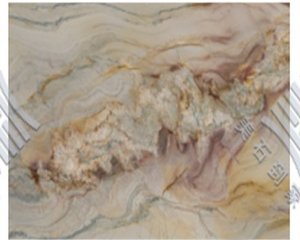 Rainbow Impression ultra-thin translucent slab - product photo