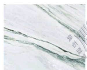 Calacatta verde ultra-thin translucent slab - product photo