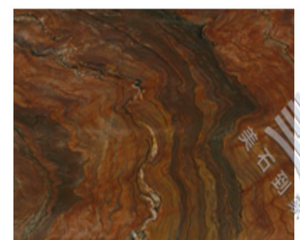 Tempest red ultra-thin translucent slab - product photo
