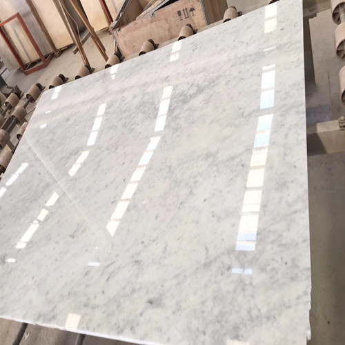 Italian white bianco carrara marble slabs