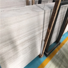 Bathroom Flooring Tiles Chinese White Wood Vein Marble