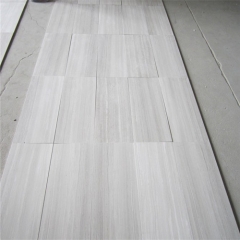 Bathroom Flooring Tiles Chinese White Wood Vein Marble