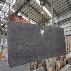 Hainan G654 flamed brushed black granite Tiles For...