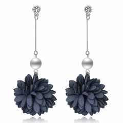 Unique Earrings	 / Flower Earrings / Sterling Silver Earrings