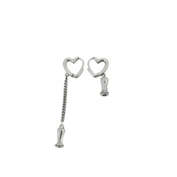 Wholesale earrings/heart earrings/sterling silver earrings