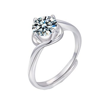 Wholesale Ring/Moissanite Engagement Ring/Sterling Silver Ring
