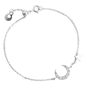 Wholesale braceletst/sterling silver bracelet/moon bracelet