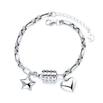 heart bracelet/vintage bracelet/star bracelet